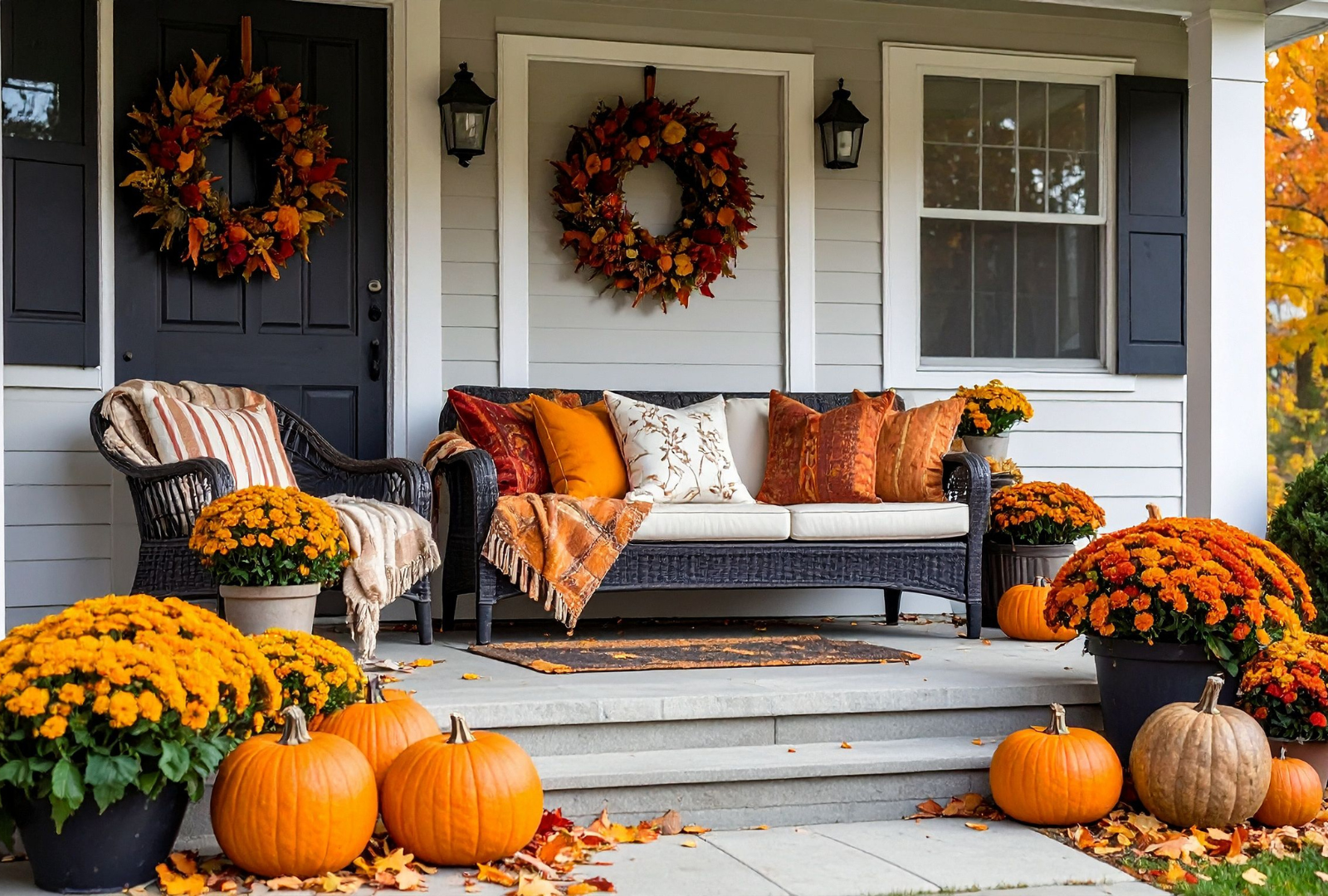 Fall Decor Ideas on a Budget: Make Your Home a Cozy Warm Hug! header image.