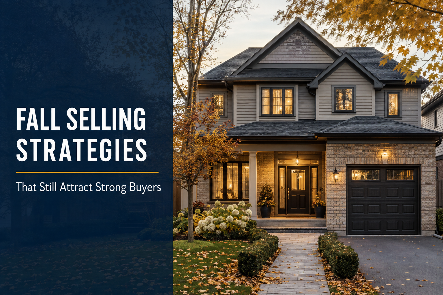 Fall Selling Strategies That Still Attract Strong Buyers header image.