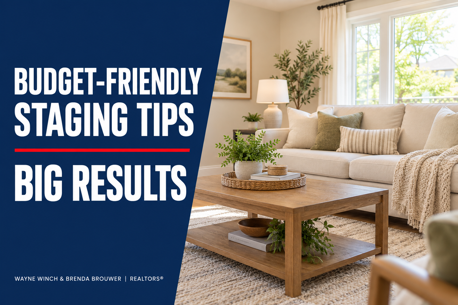 Budget-Friendly Staging Tips That Deliver Big Results header image.