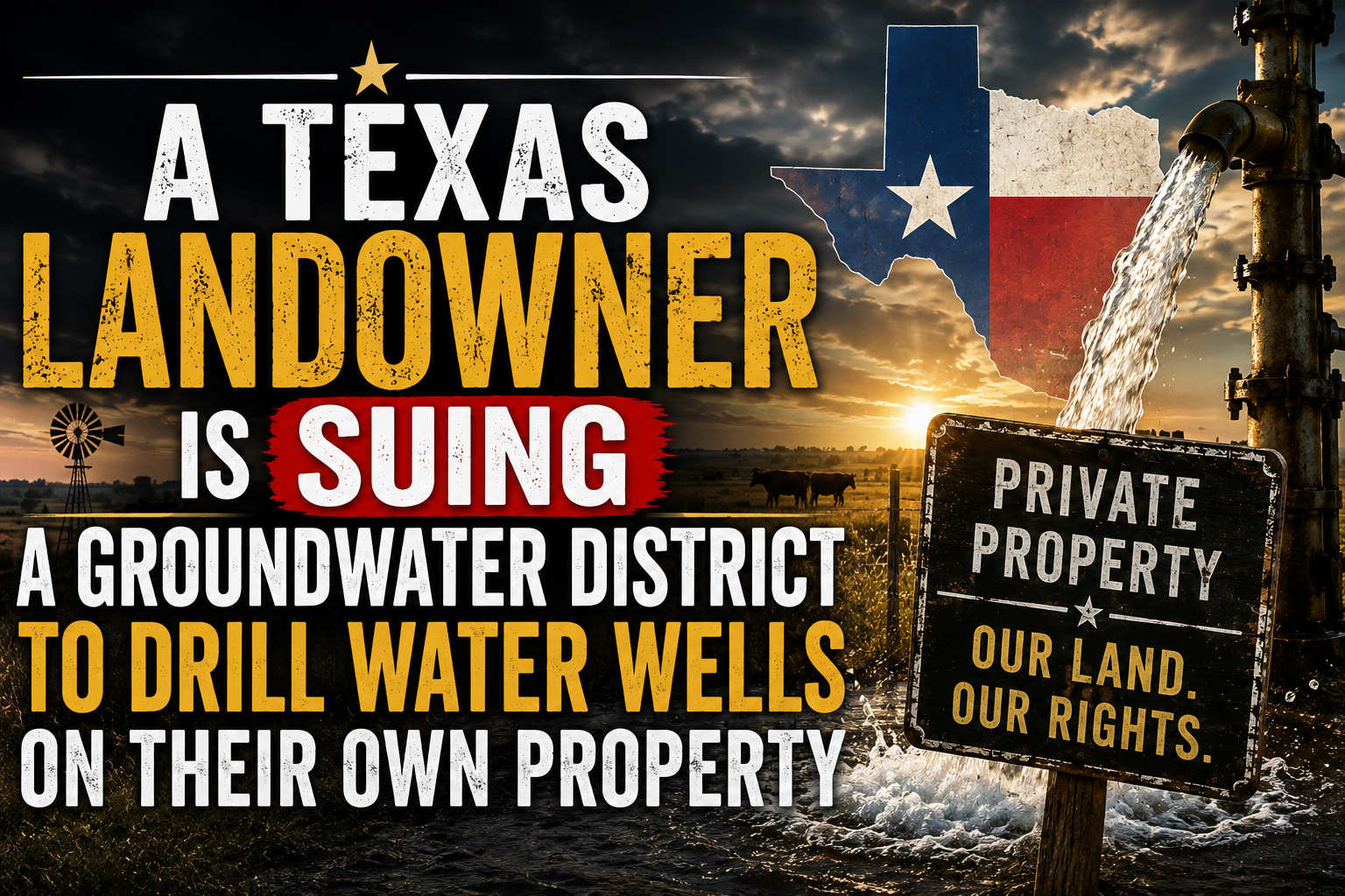 A Dallas billionaire is in court over who controls his ranch’s water. header image.