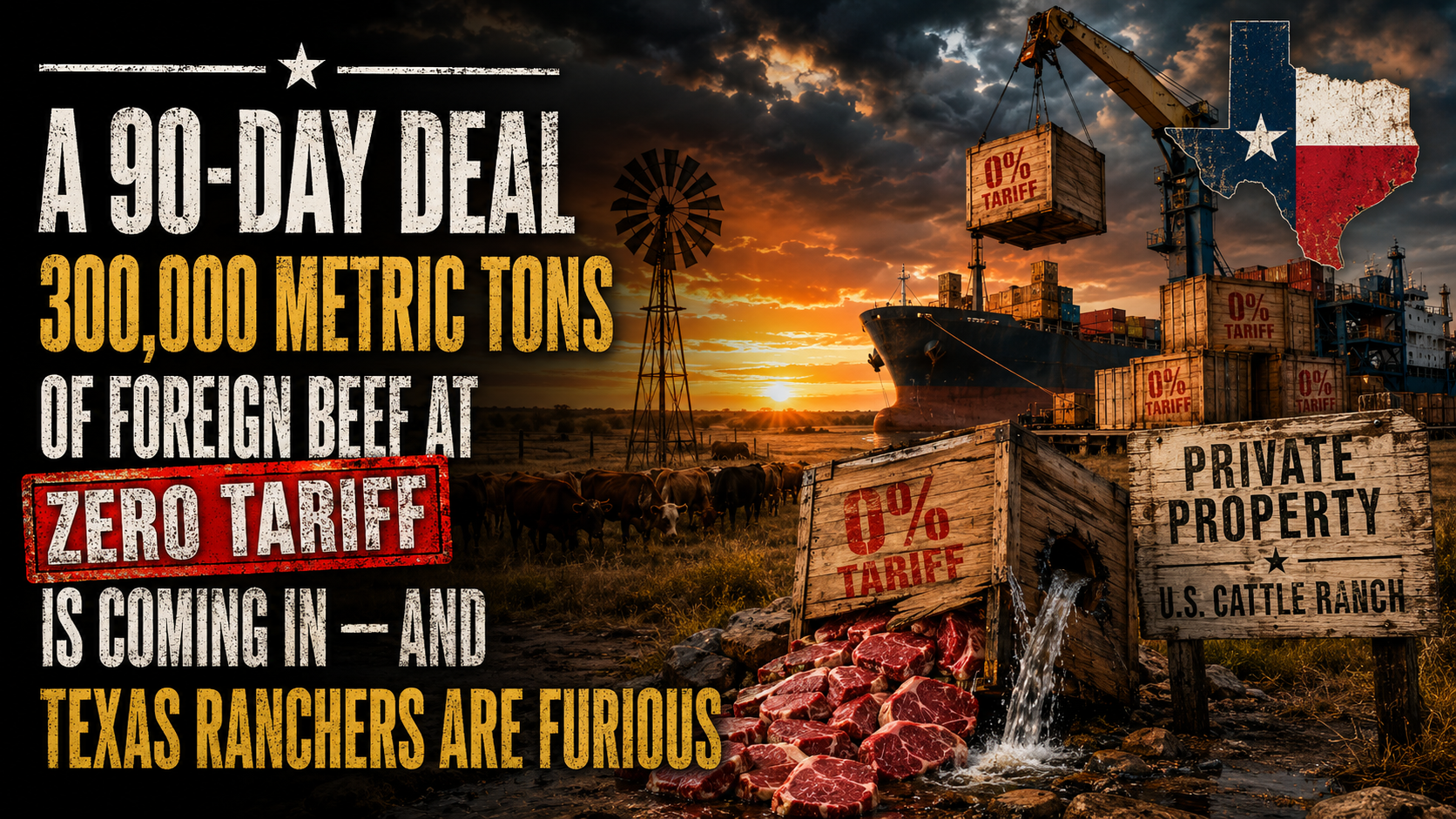 300,000 Metric Tons of Beef Is Coming In Tariff-Free. Here's What That Actually Means. header image.