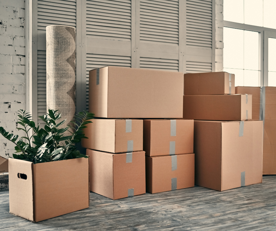 7 Places to Find Free Moving Boxes header image.