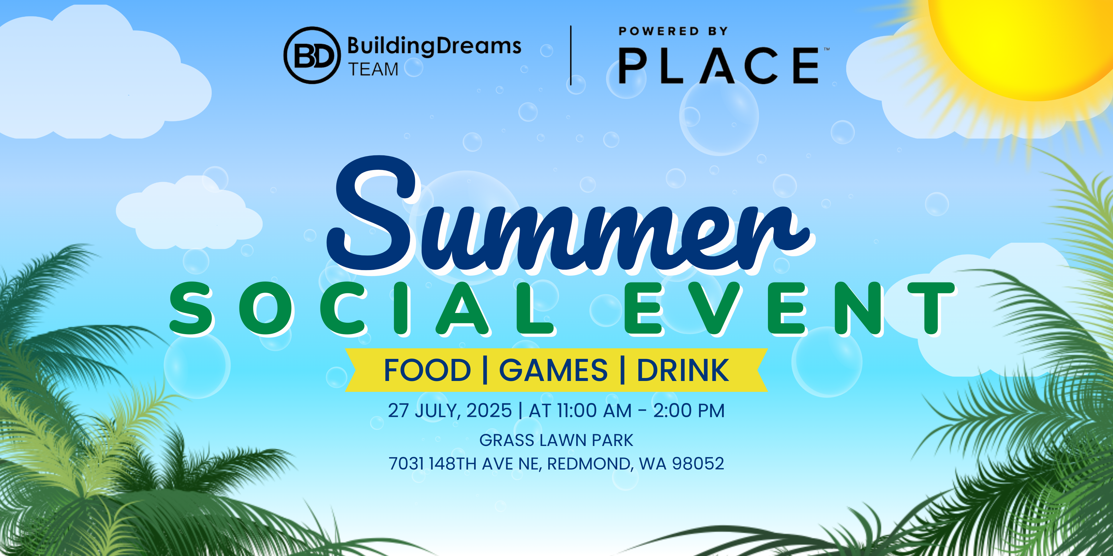 Summer Activity for the Community header image.