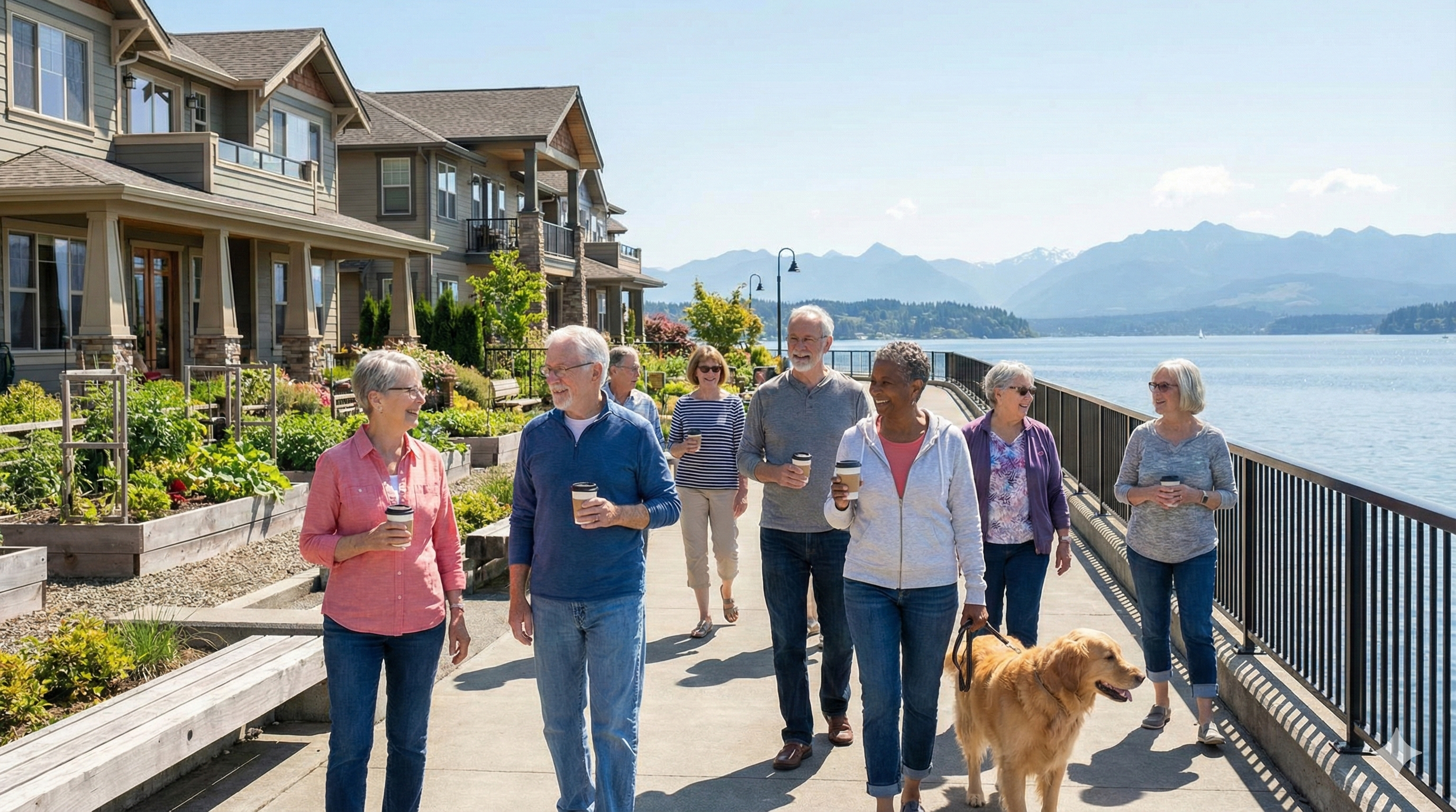The Best Washington Communities for Retiring Baby Boomers header image.