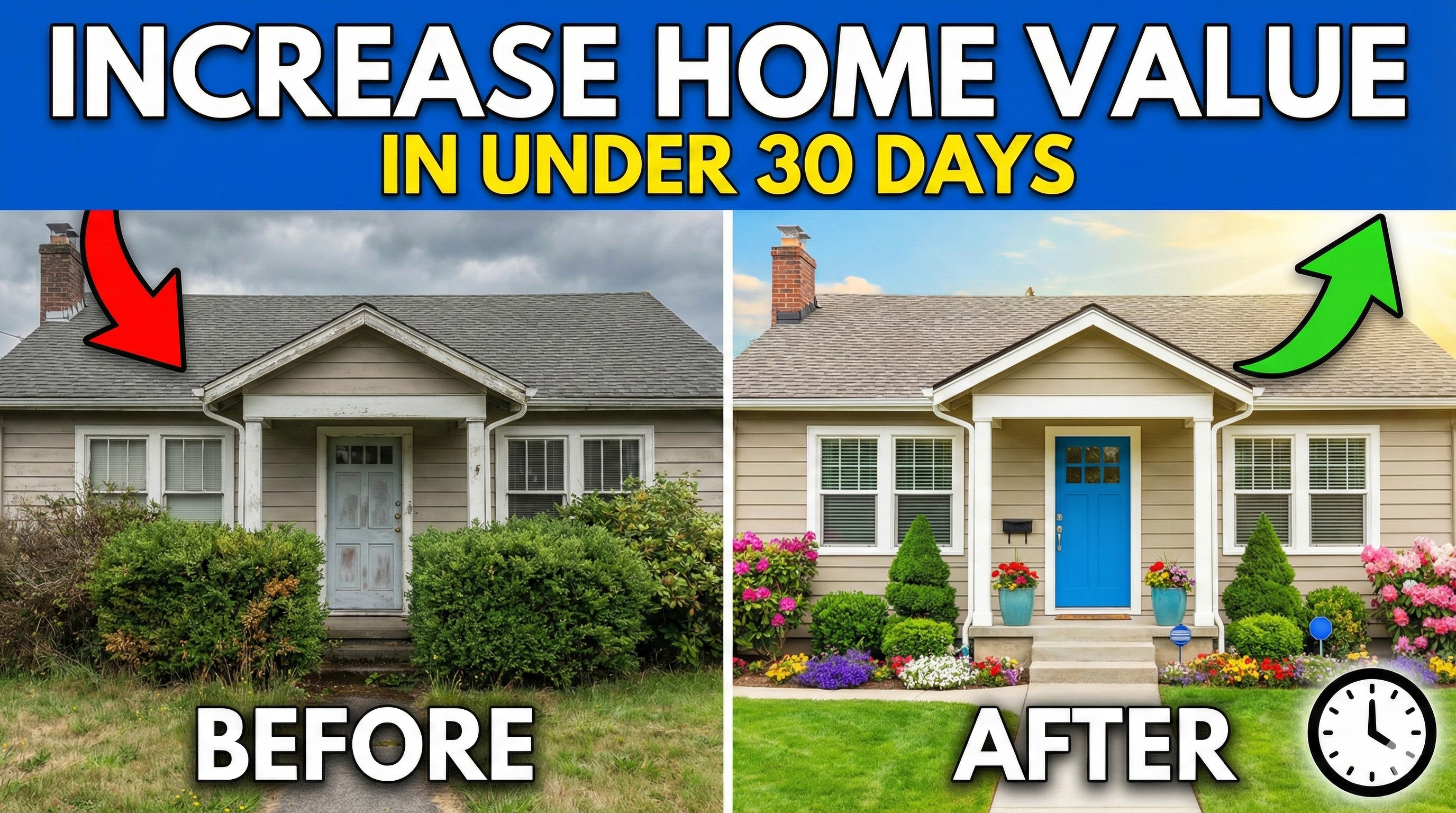 How to Increase Your Home’s Value in Under 30 Days header image.