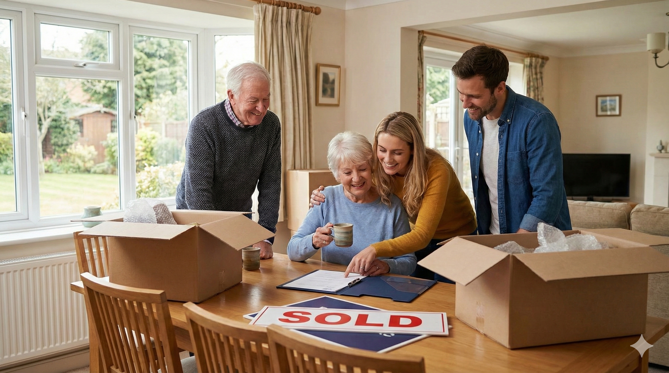 How to Help Aging Parents Sell Their Home Stress-Free header image.