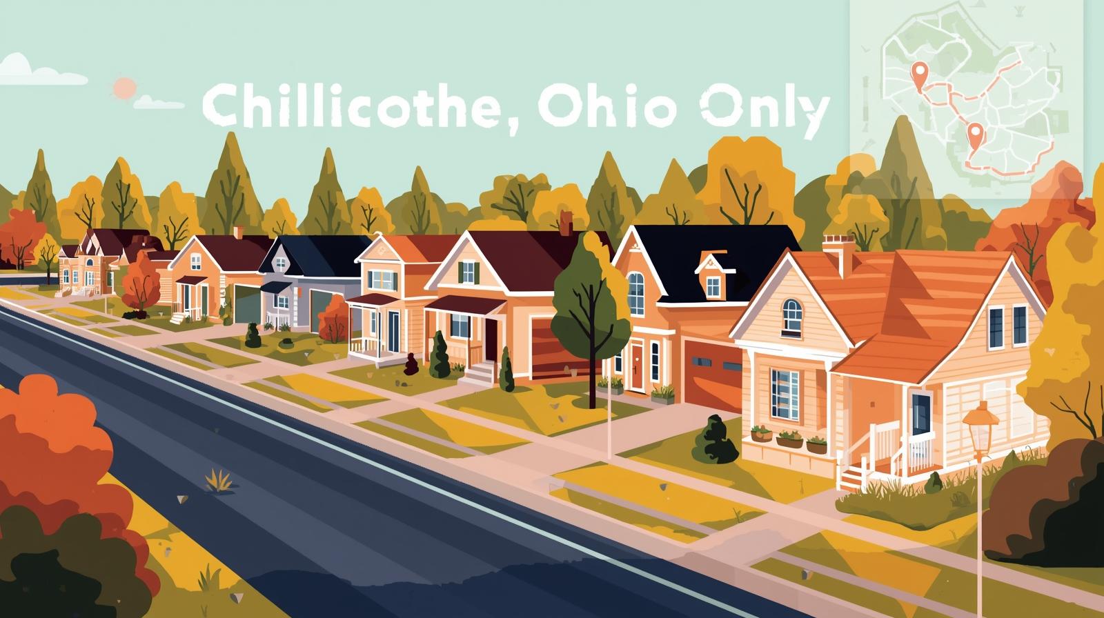 homes in chillicothe, ohio, showing streetview
