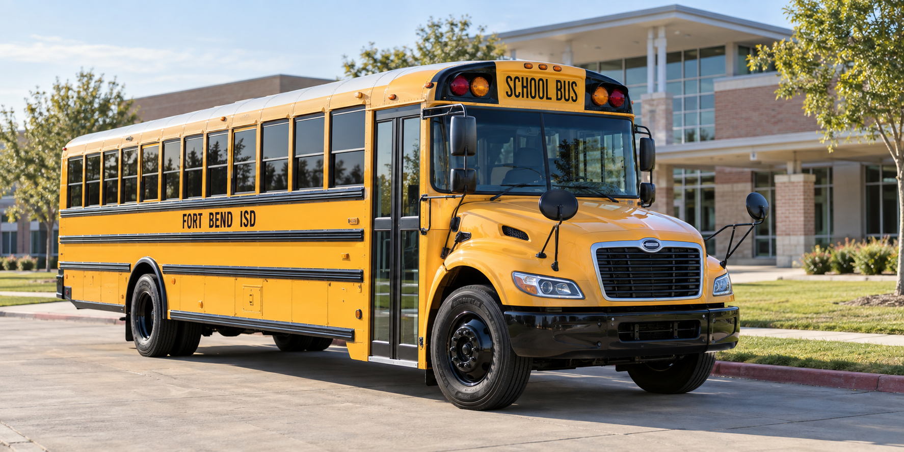 Fort Bend ISD Replaces 8 School Buses Through the Texas Clean School Bus Program