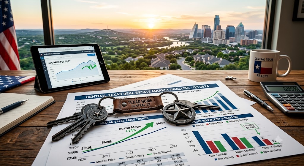 Navigating Central Texas Real Estate: What Interest Rates and Current Market Trends Mean for You header image.