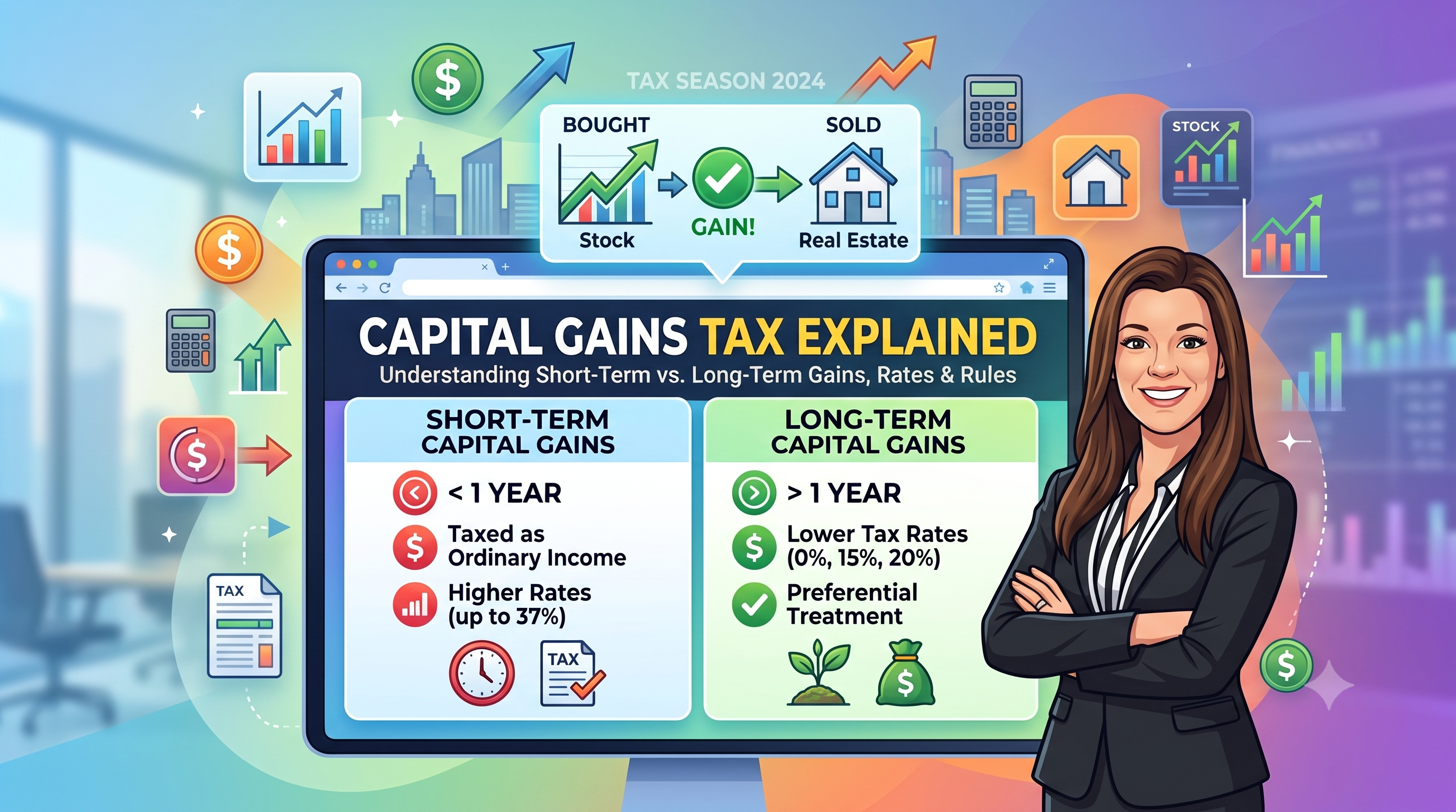 Capital Gains header image.