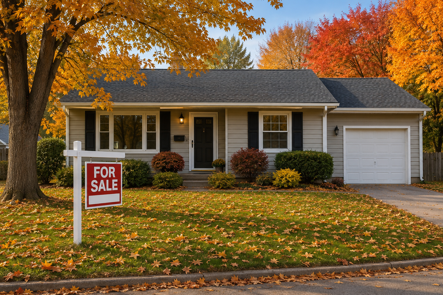 A charming how during fall is the perfect way to start your holiday season!