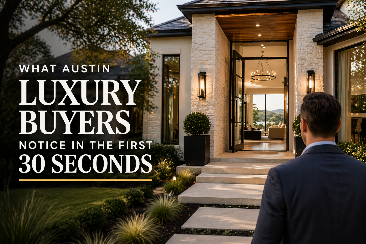What Austin Luxury Buyers Notice in the First 30 Seconds of a Showing header image.