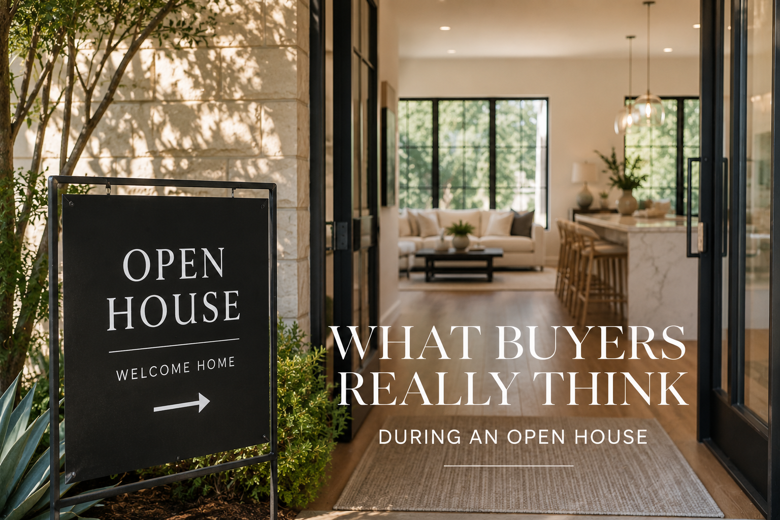 What Buyers Really Think During an Open House header image.