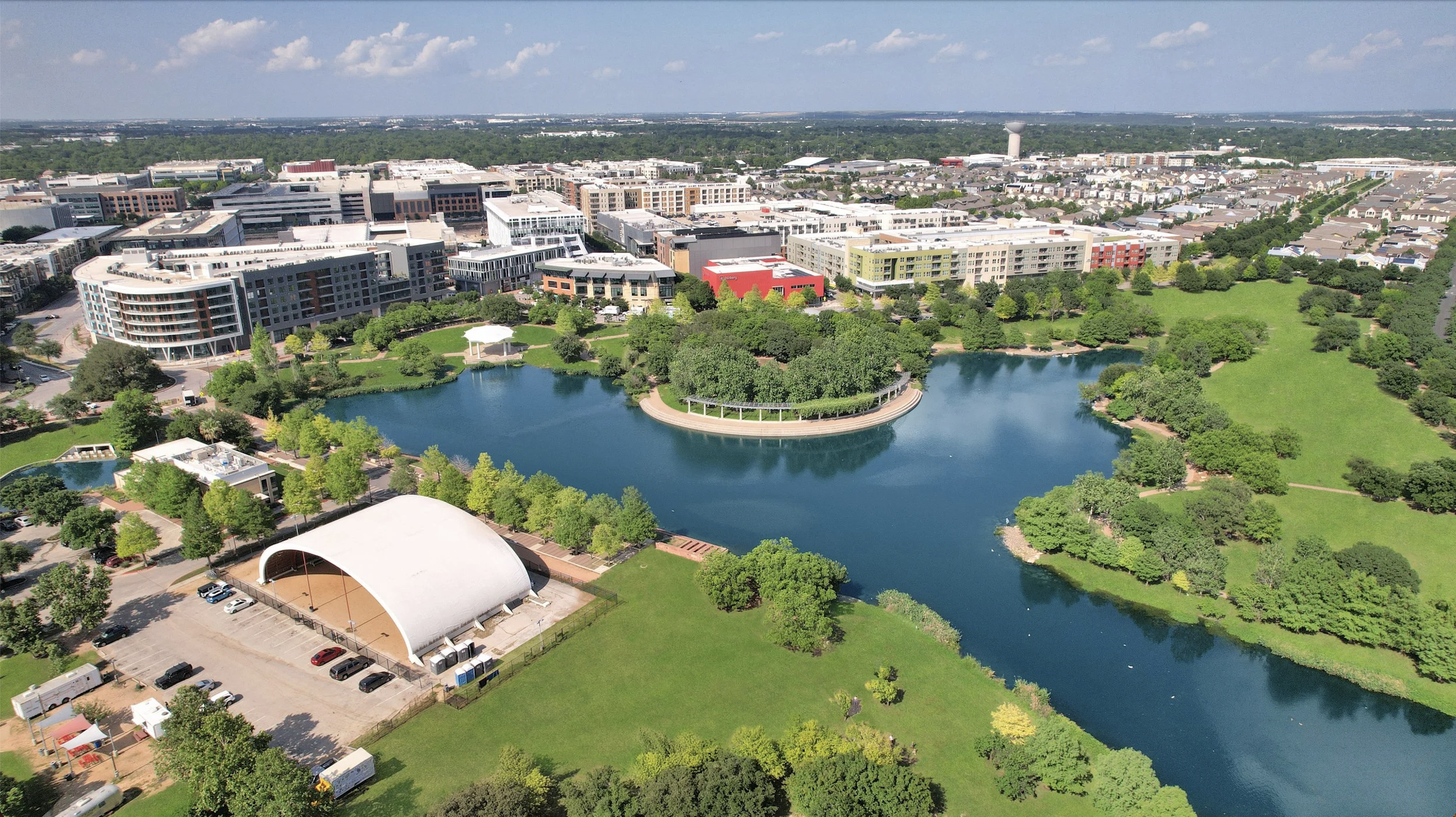 Mueller | Modern Living Rooted in Community header image.