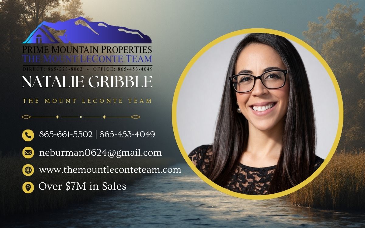 Natalie Gribble Realtor The Mount LeConte Team Prime Mountain Properties