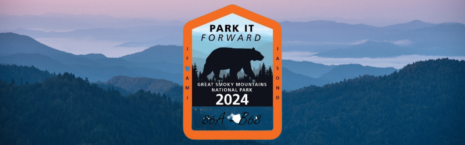 Great Smoky Mountains Park It Forward Program header image.
