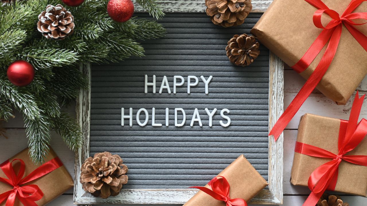 Happy Holidays! header image.