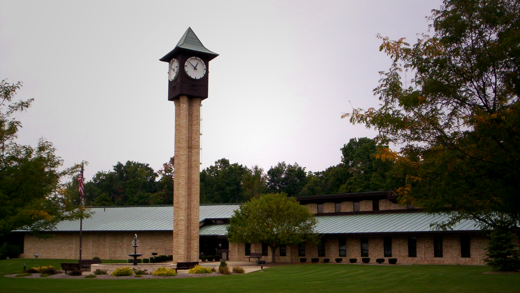 Ontario High School in Ontario, Ohio — Living in Ontario cover in Warriors blue and gold
