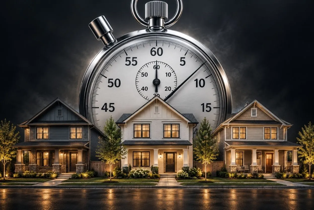 Data-style graphic about buying a home now versus waiting, for Mansfield and Richland County home buyers