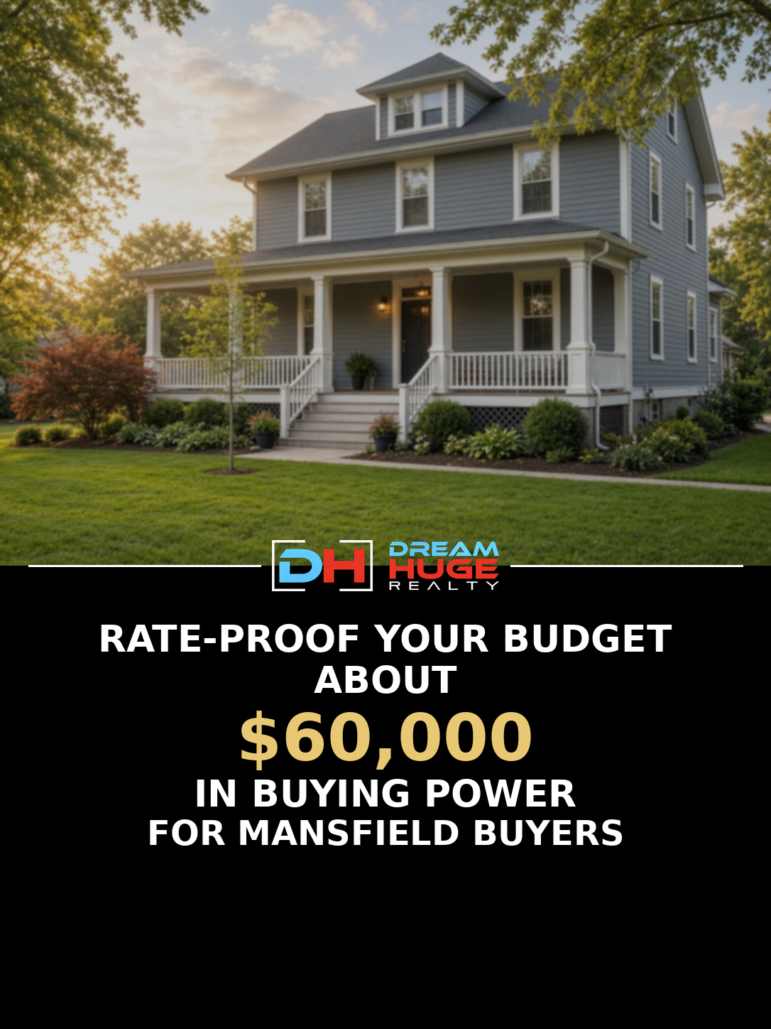 Graphic about rate-proofing your housing budget for Mansfield and Richland County home buyers