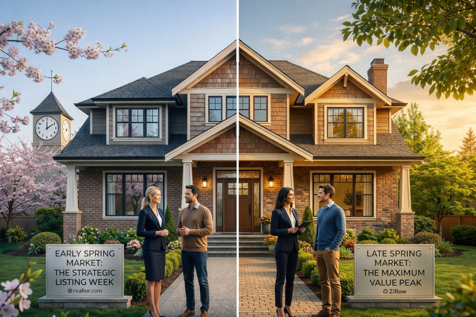Mansfield homebuyers discussing real estate facts and myths with an agent