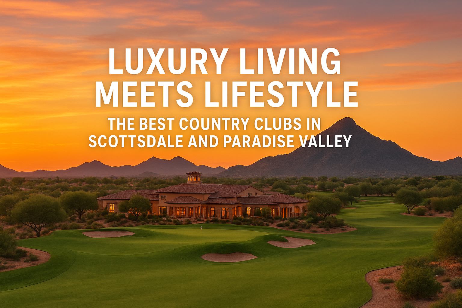 Luxury Living Meets Lifestyle: The Best Country Clubs in Scottsdale and Paradise Valley header image.