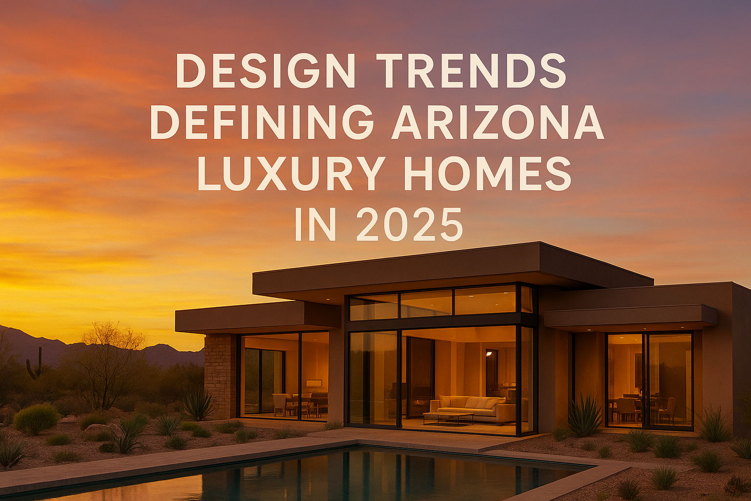 Design Trends Defining Arizona Luxury Homes in 2025 header image.