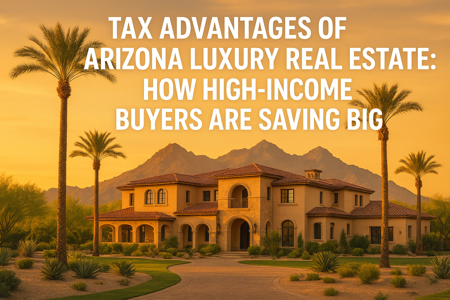 Tax Advantages of Arizona Luxury Real Estate: How High-Income Buyers Are Saving Big