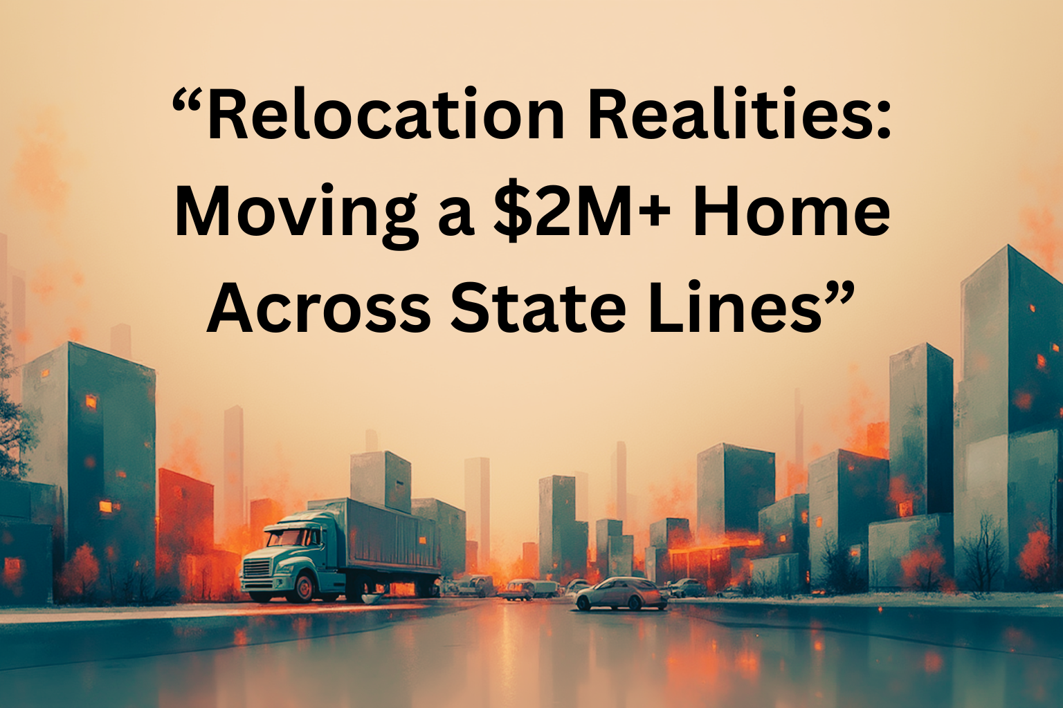 Relocation Realities: Moving a $2M+ Home Across State Lines header image.