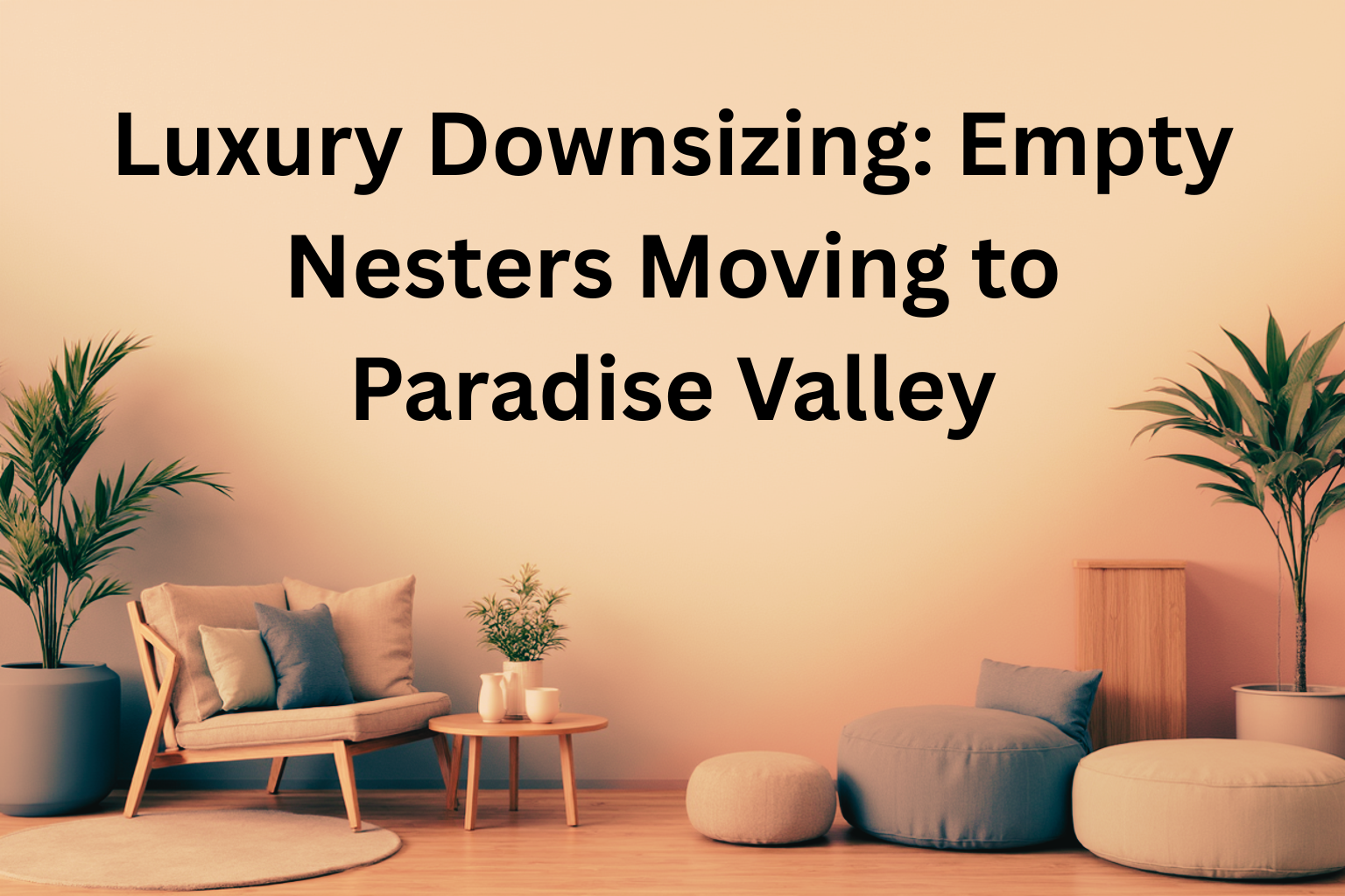 Luxury Downsizing: Empty Nesters Moving to Paradise Valley header image.