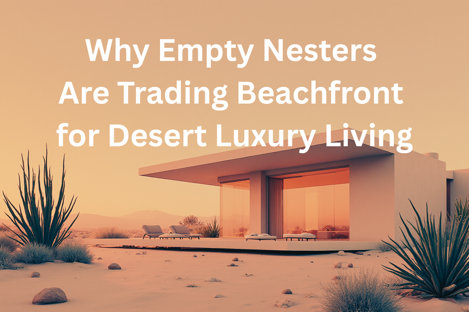 Why Empty Nesters Are Trading Beachfront for Desert Luxury Living header image.