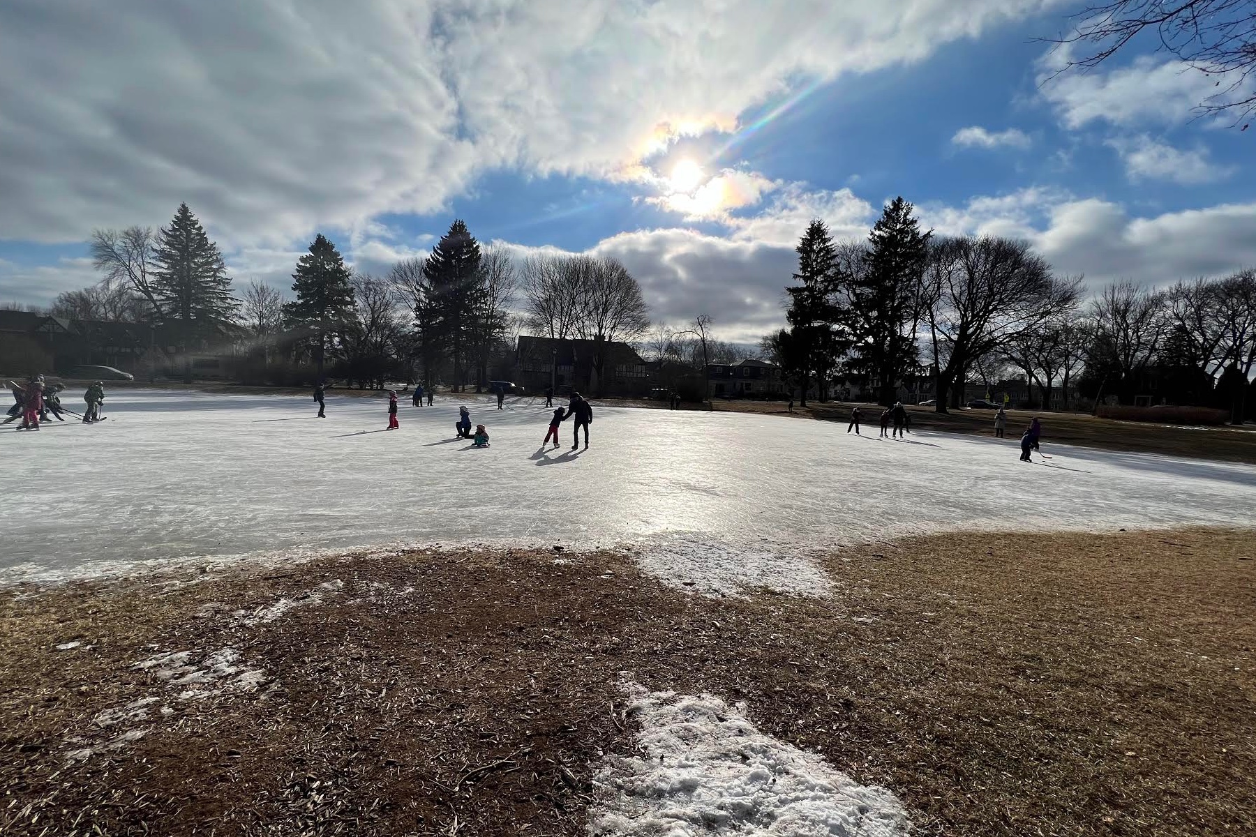 Klode Park Ice Rink Season Underway header image.