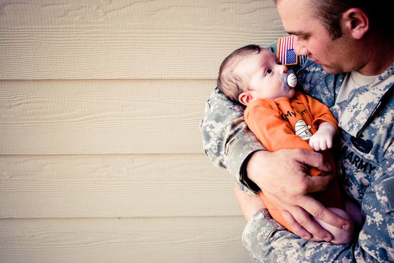 Navigating Deployments with Children header image.