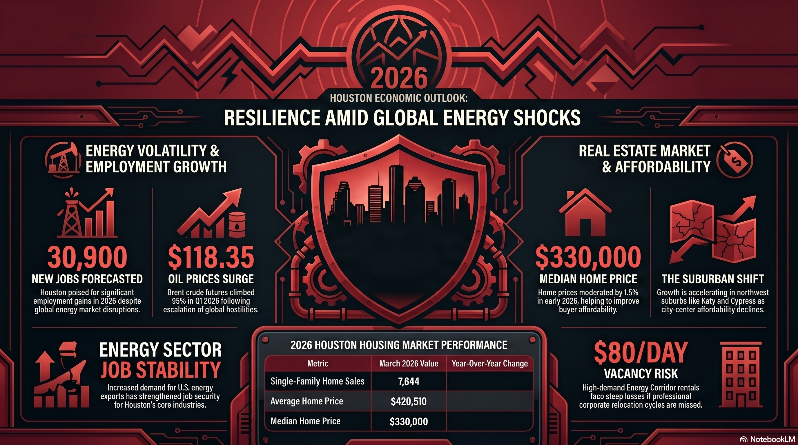 Navigating the 2026 Houston Real Estate Market: Energy Shocks, Affordability, and Suburban Growth header image.
