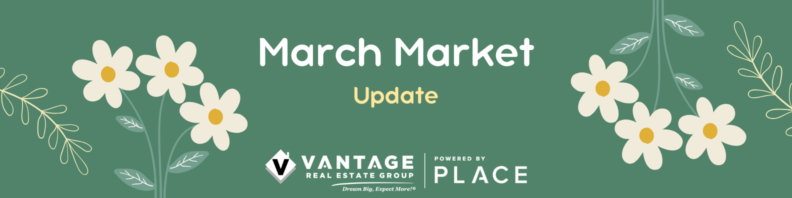 March Market update with lots of colorful flowers