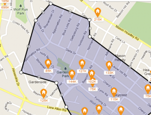 The Polygon Search Tool in Maps header image.