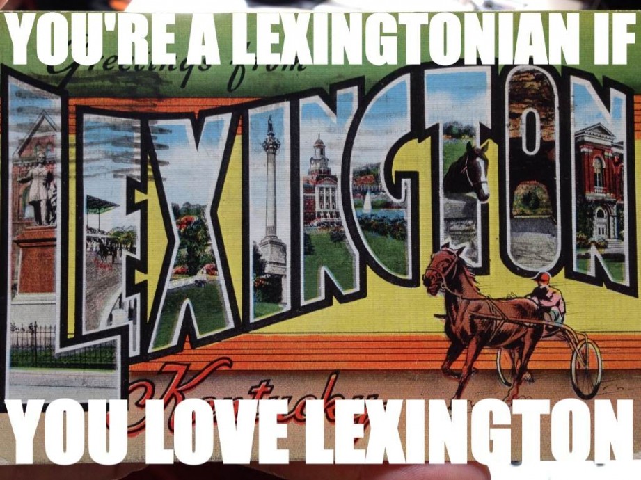 You’re a Lexingtonian If header image.