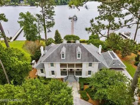 waterfront home for sale New Bern North Carolina dock river view