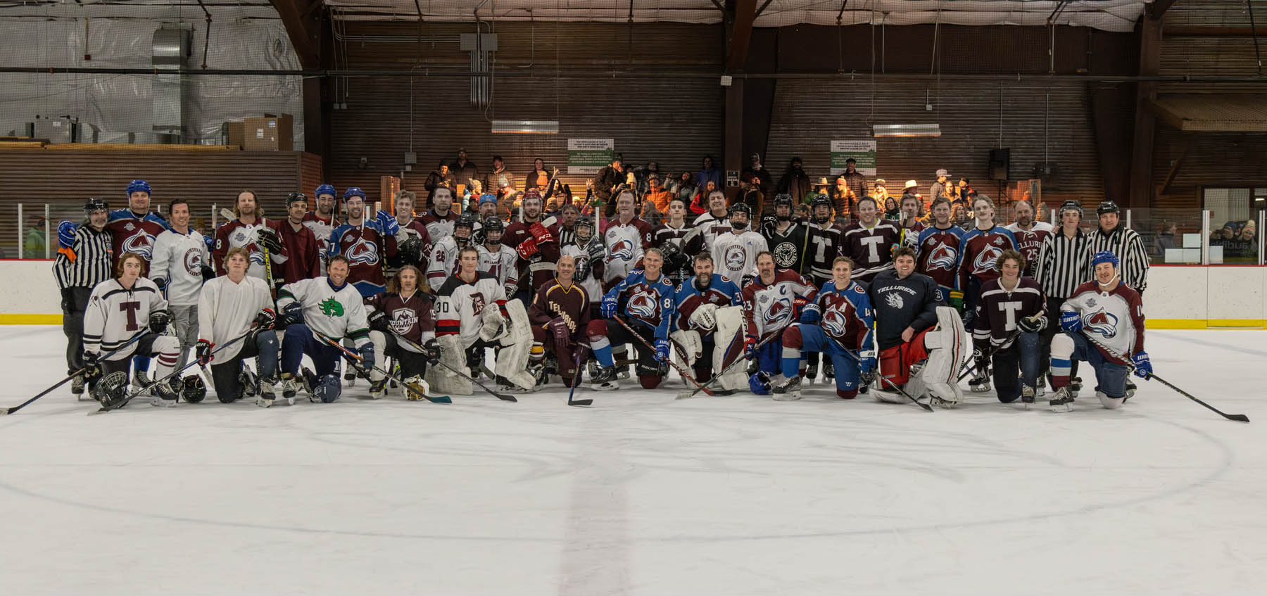 The Colorado Avalanche Alumni Game header image.
