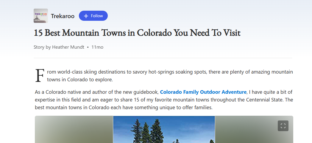 More Accolades for Telluride! header image.
