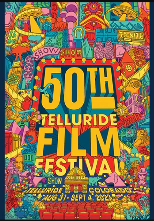 Happy 50th Anniversary to Telluride Film Festival header image.