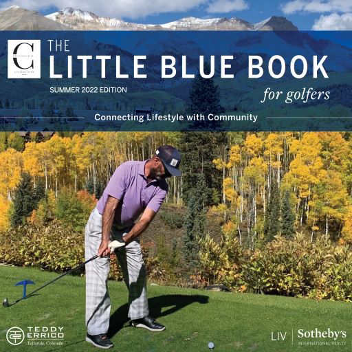 The Little Blue Book For Golfers header image.