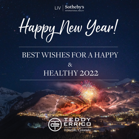 Happy New Year from Telluride header image.