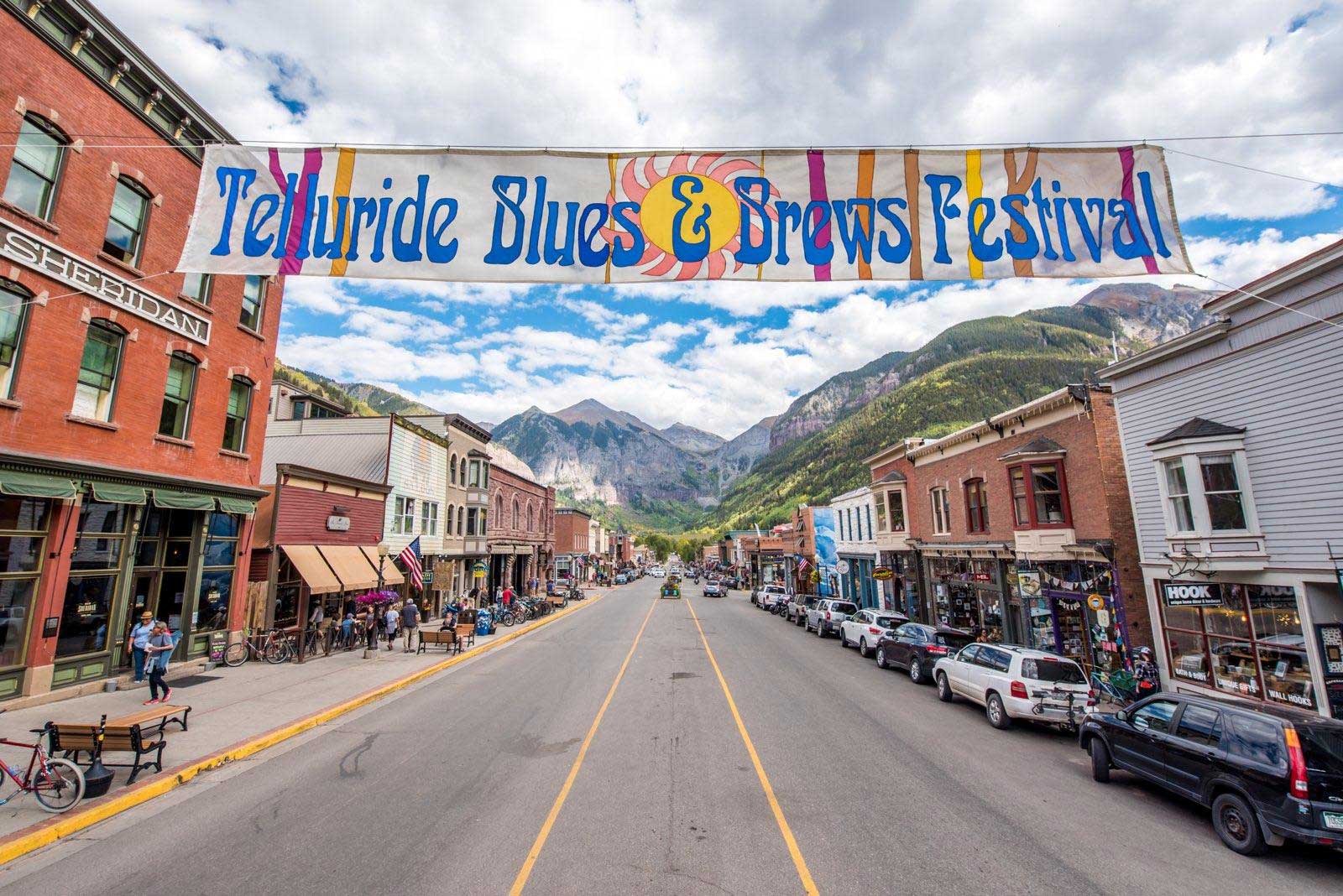 Telluride Blues and Brews Announces Its 2024 Lineup header image.