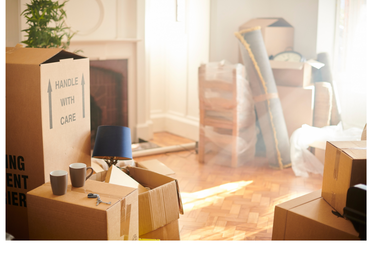 Unpacked boxes from PCS to Naval Base Kitsap 