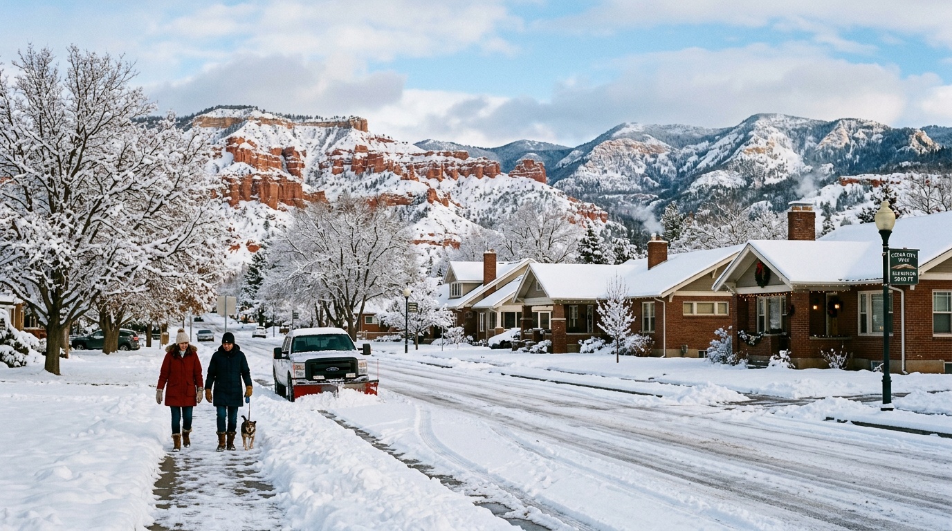Living in Cedar City Utah Winter