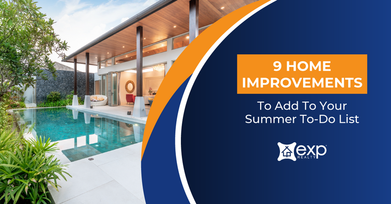 9 Home Improvements To Add To Your Summer To-Do List header image.