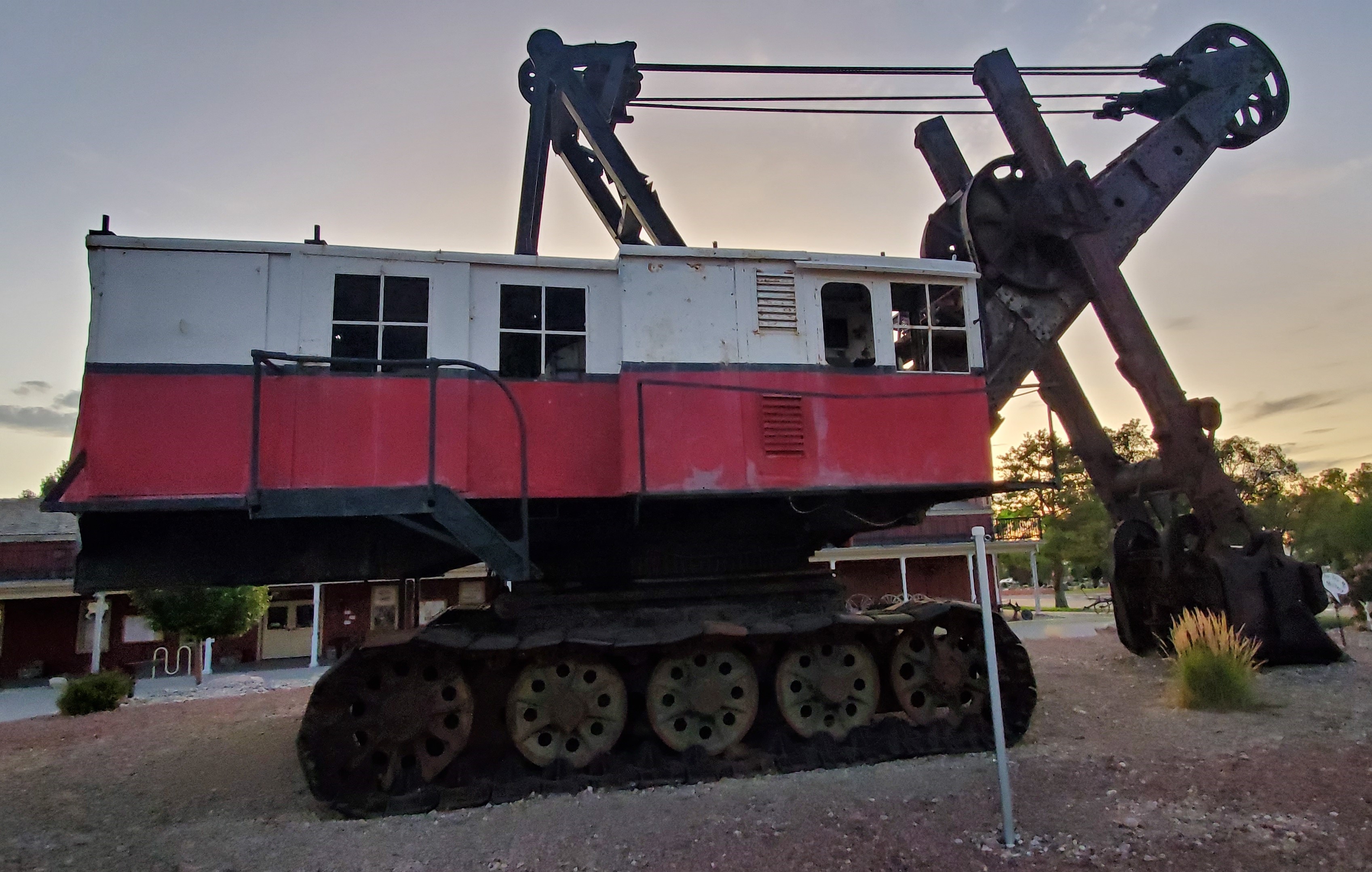 This 250,000-pound steam shovel welcomes visitors to the Frontier Heritage State Park in Cedar City, UT, a relic symbolic of Iron County's rich mining history. Photo courtesy Your Content Queen, copyright 2019, all rights reserved.