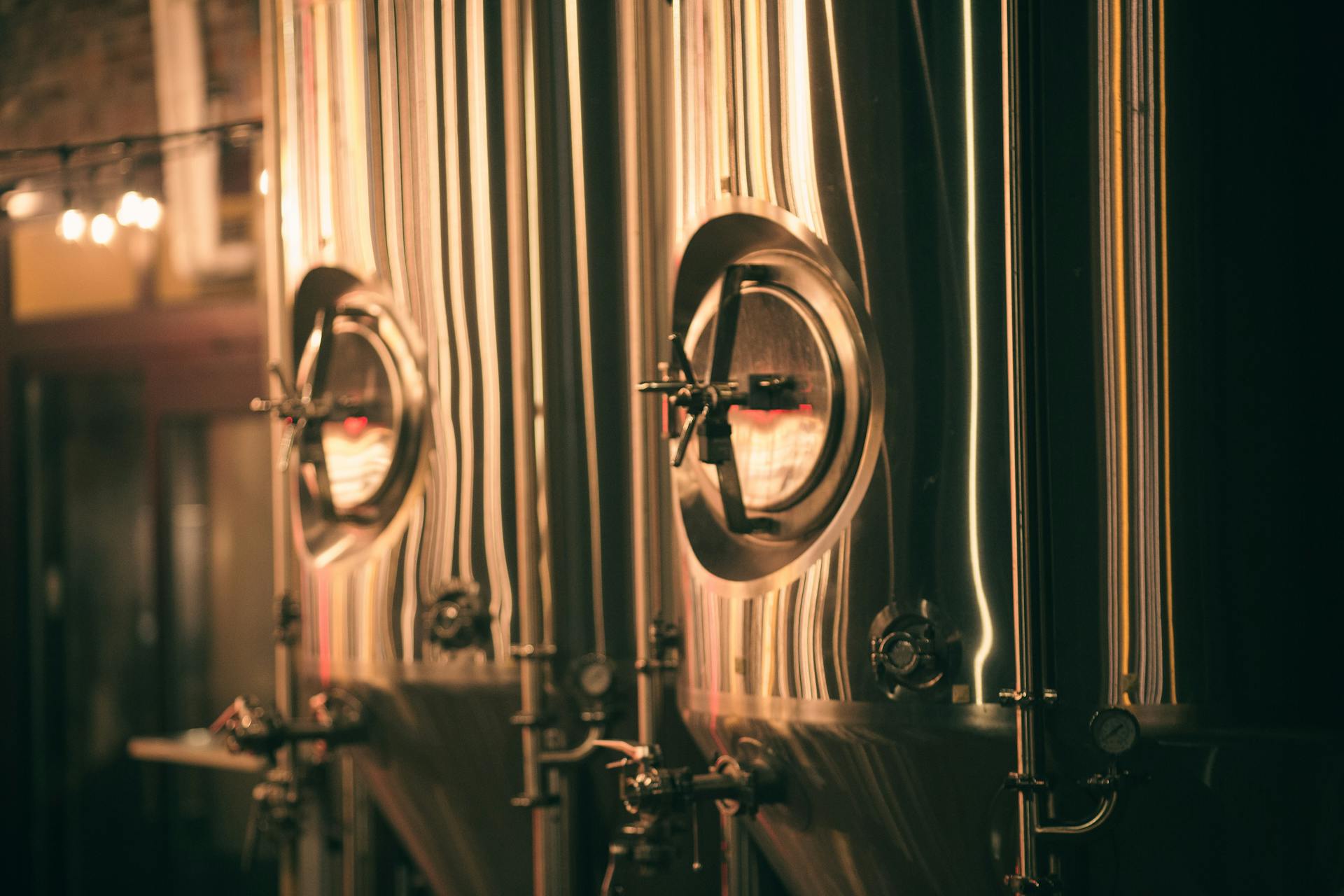 Photo by Erik Mclean: https://www.pexels.com/photo/brewery-equipment-reflecting-and-distorting-in-a-glass-12973599/