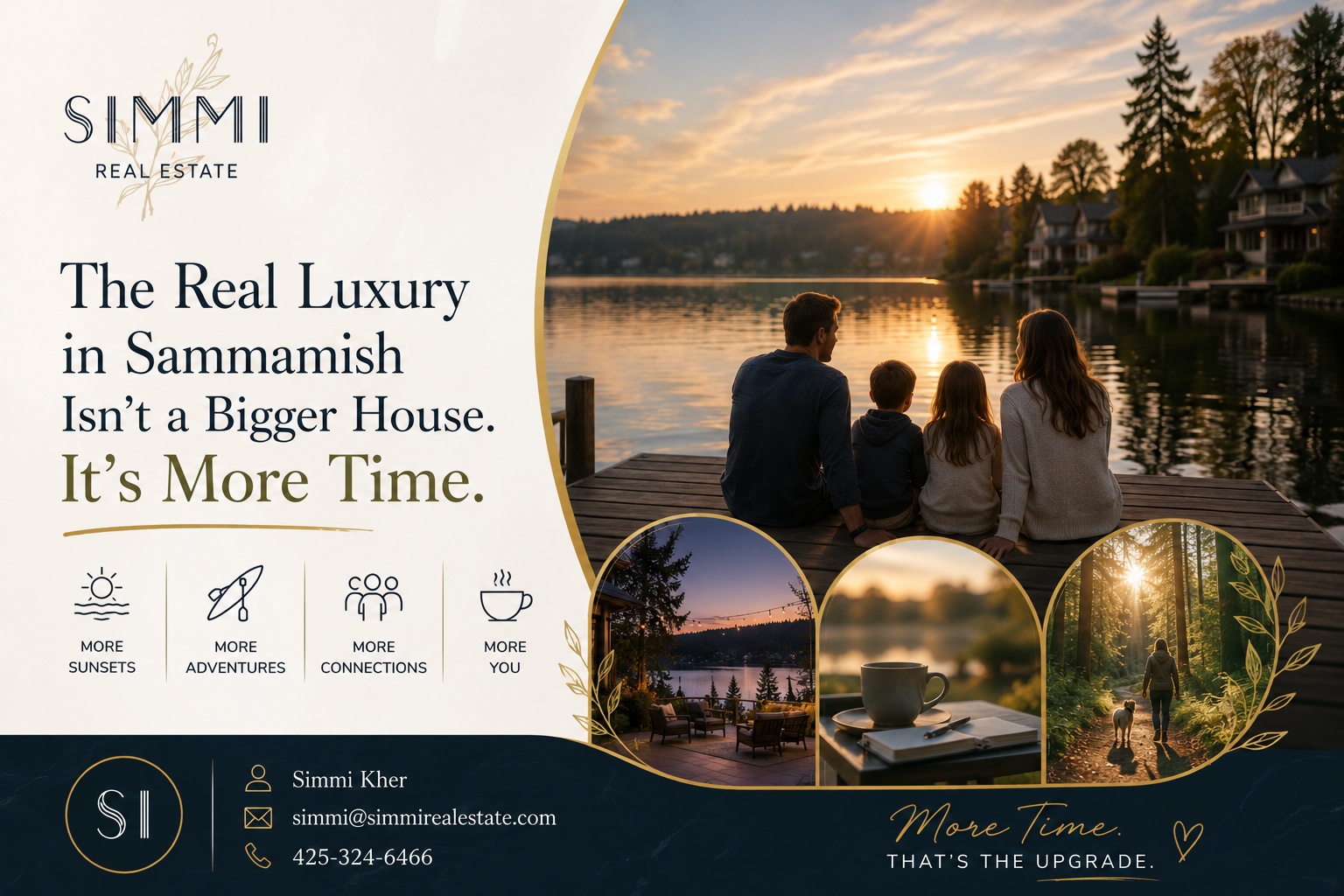 The Real Luxury in Sammamish Isn't a Bigger House. It's More Time. header image.